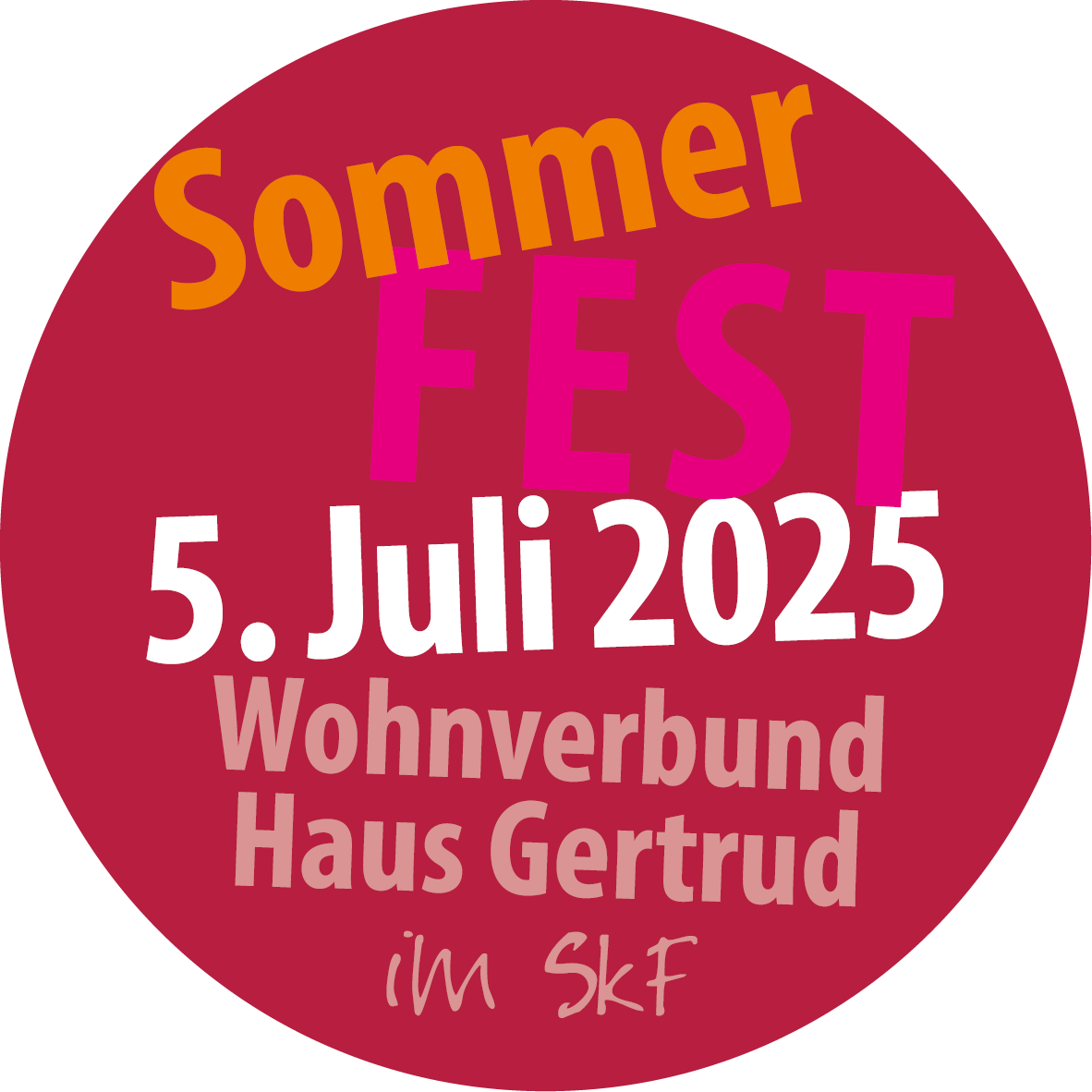 Sommerfest im Wohnverbund Haus Gertrud